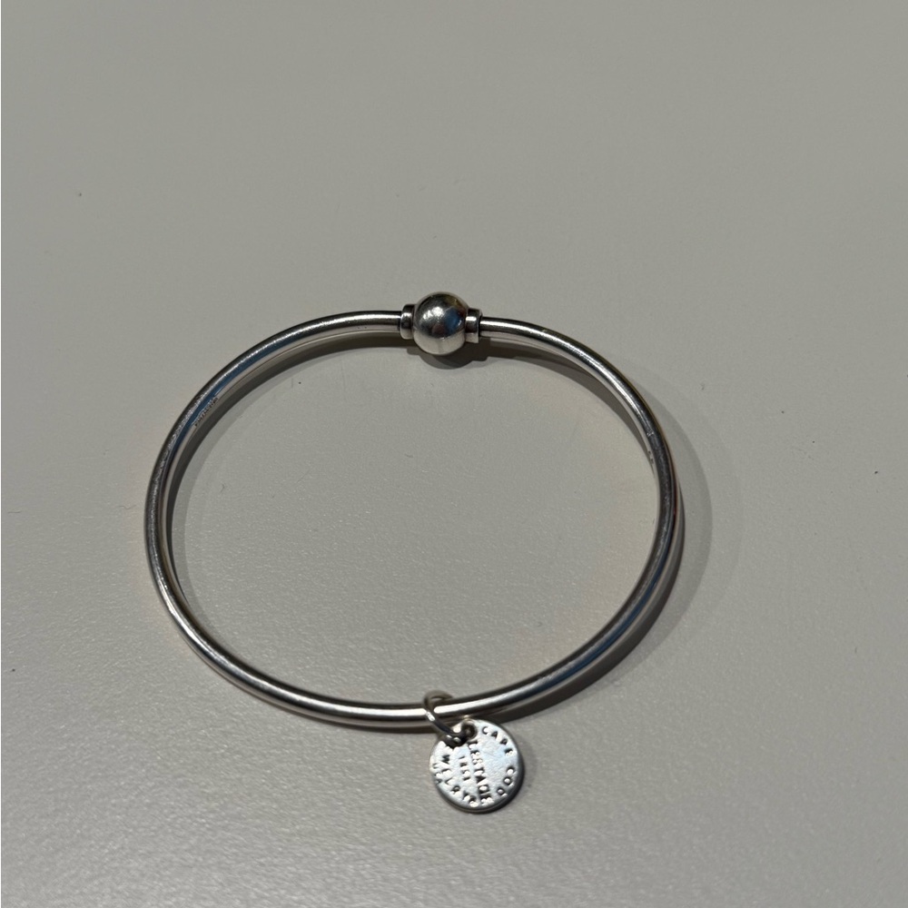 Cape Cod Silver Single Ball Bracelet Size 6.5 - Picture 2 of 6